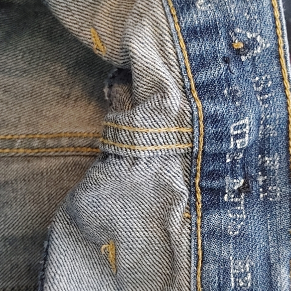 Designer Blue Jeans Men's Size 36x32 Medium Wash Straight Slim Fit - Picture 11 of 11